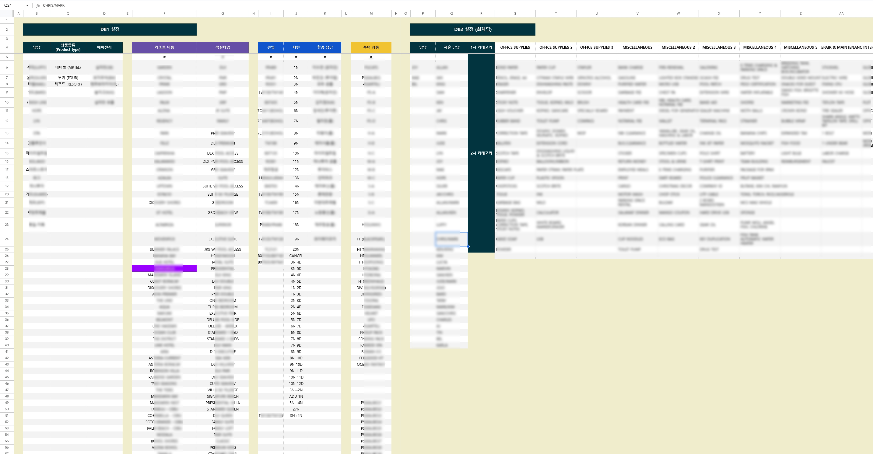 보라카이 여행사 예약 관리 시스템